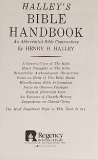 Halley's Bible Handbook