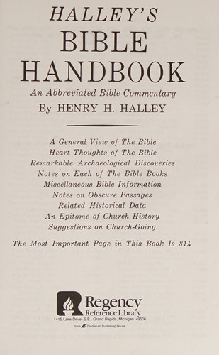 Halley's Bible Handbook